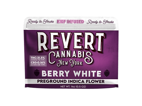Revert Cannabis | Berry White | Kief-Infused Ground Flower | 14g