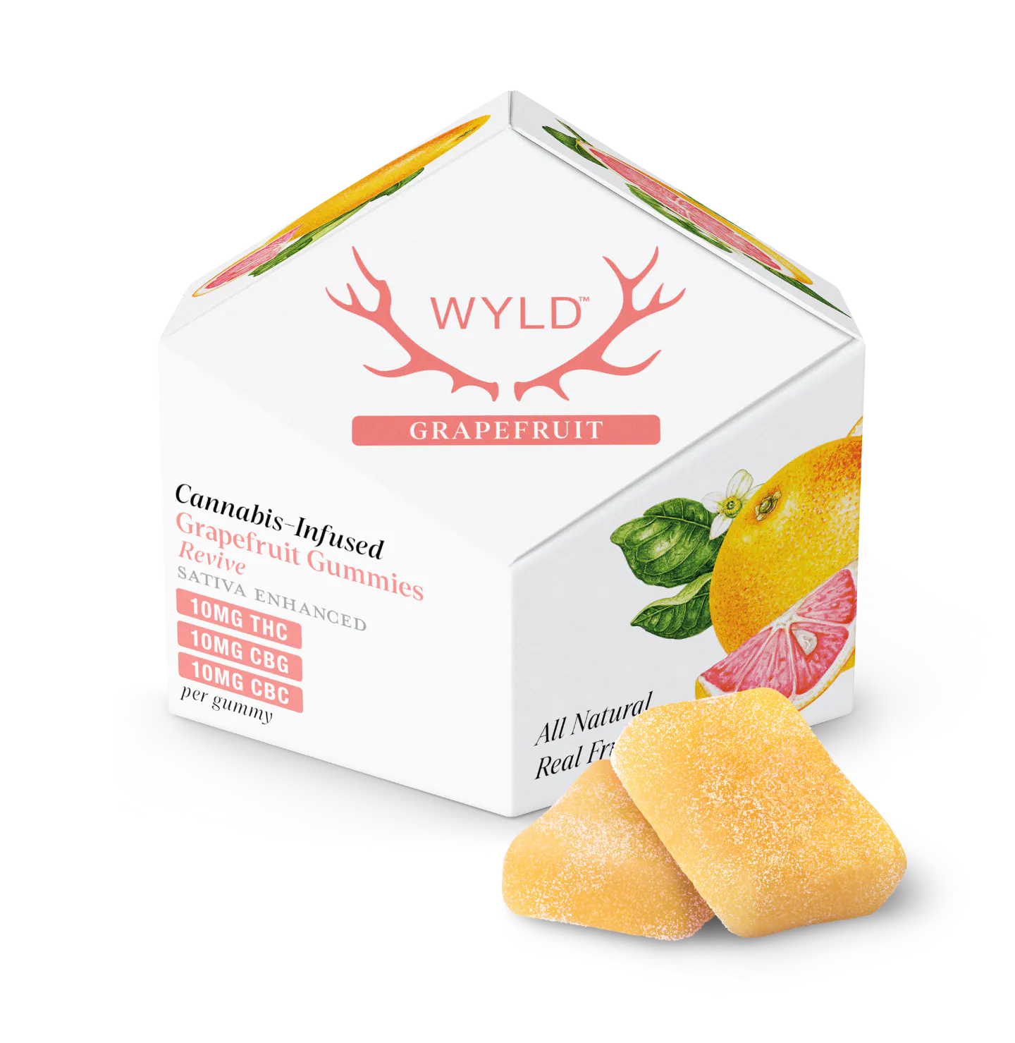 Grapefruit | 300mg | 1:1:1 | THC:CBG:CBC | Gummies | 10-Pieces
