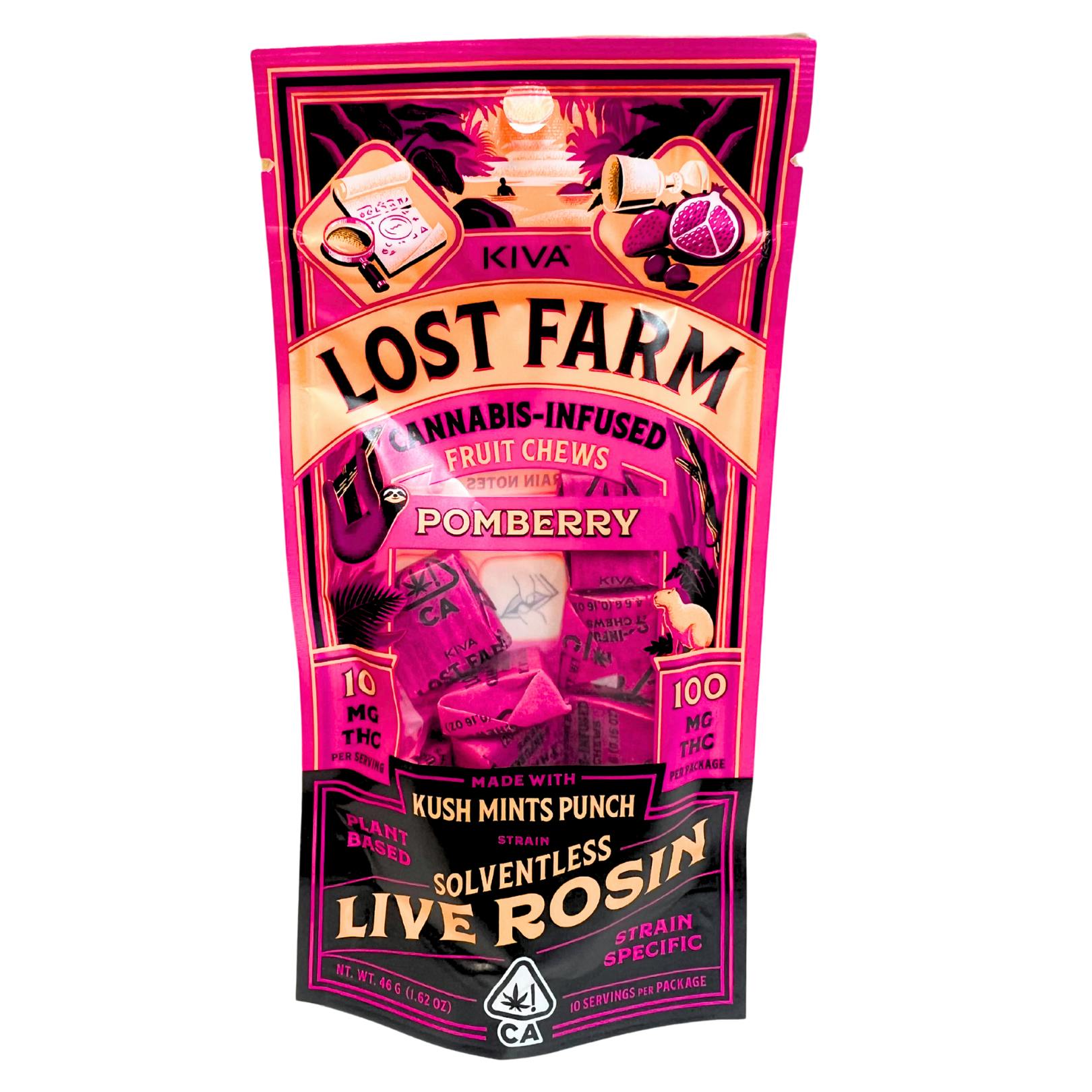 POMBERRY SOLVENTLESS LIVE ROSIN FRUIT CHEWS
