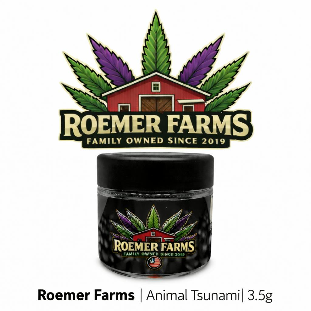 Product Roemer Farms | Animal Tsunami | 2.63% terps