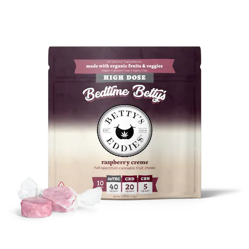 Raspberry Creme 2:4:1 (THC:CBD:CBN) | 10 x 40mg (MED ONLY)-1