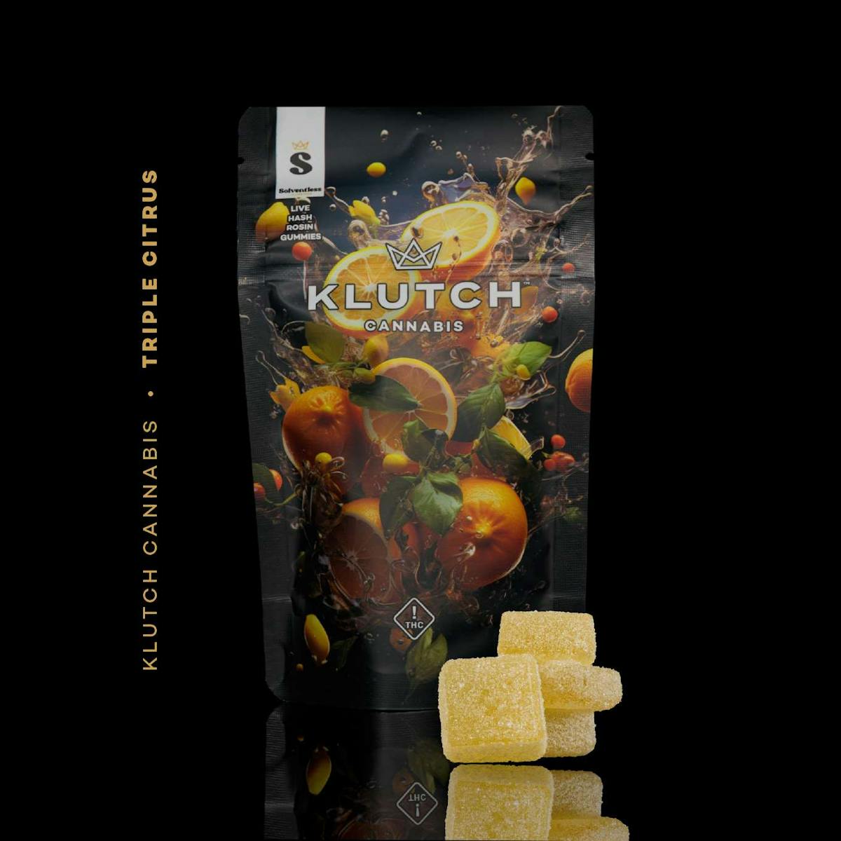 Photo of | Triple Citrus Go Pack Live Hash Rosin Gummies |
