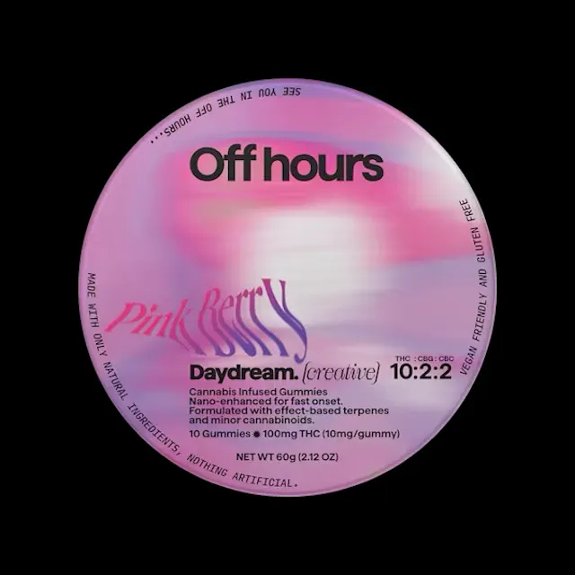 Off Hours OFF HOURS | PINK BERRY DAYDREAM | 100MG GUMMIES
