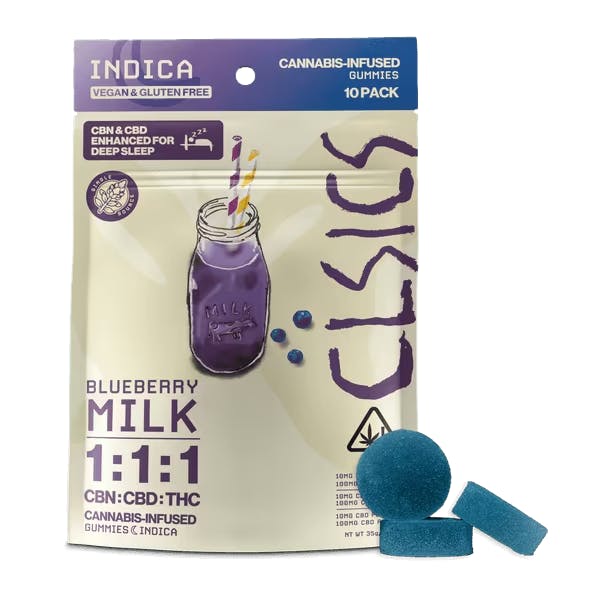 CLSICS CLSICS | LRO Gummies 100mg | I | Blueberry Milk (CBN