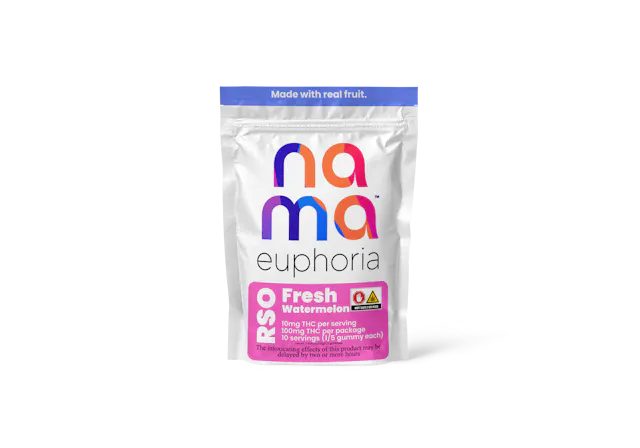 Nama Euphoria Gummies Fresh Watermelon 2pk/100mg (hybrid, 2.8g)