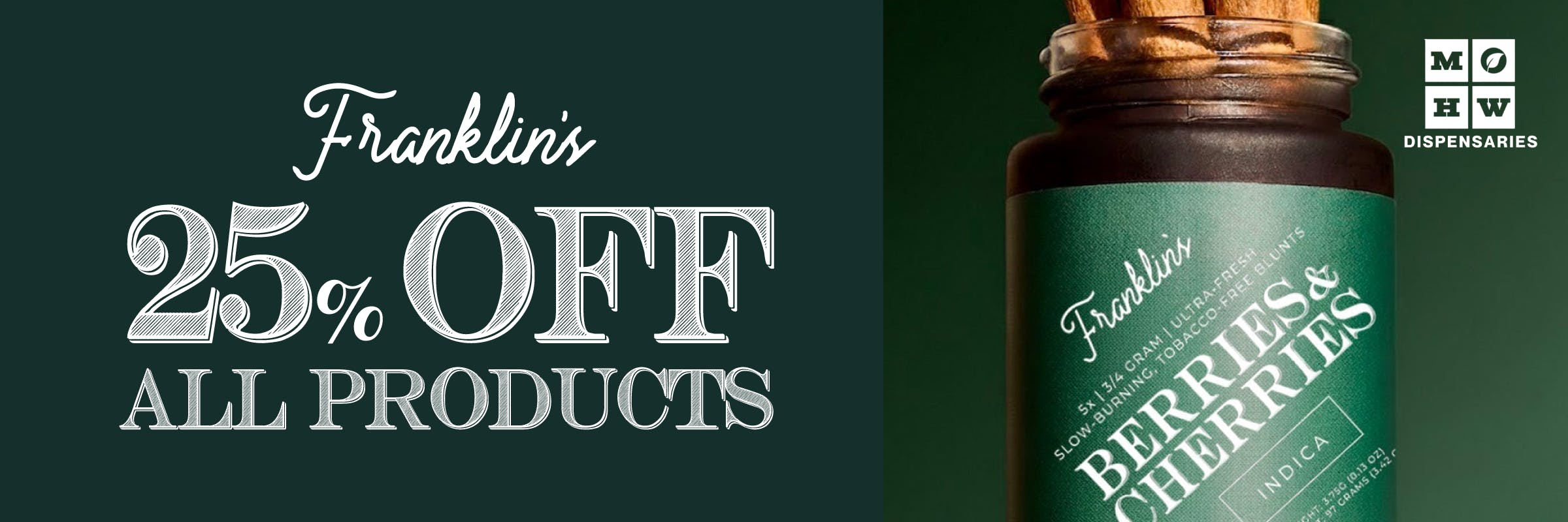 25% off franklins