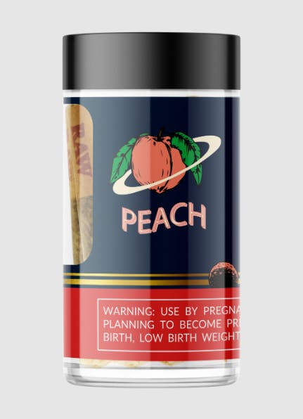 Peach | 0.5g x 5pk | Bubble Hash Infused | Lift Off