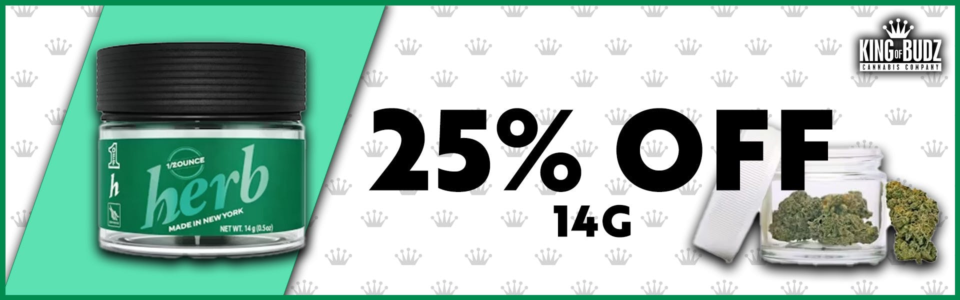 Herb - 14g - 25 Percent OFF All Strains