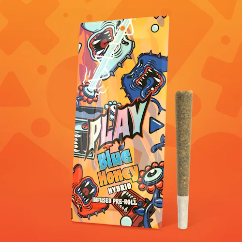 PLAY - 1.2g Infused Preroll - Blue Honey