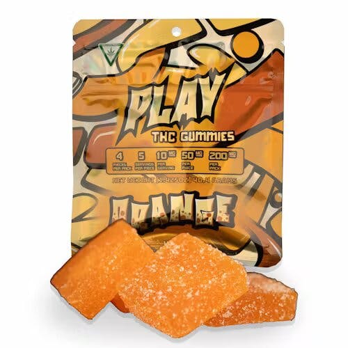 PLAY - 200mg Gummies - Orange