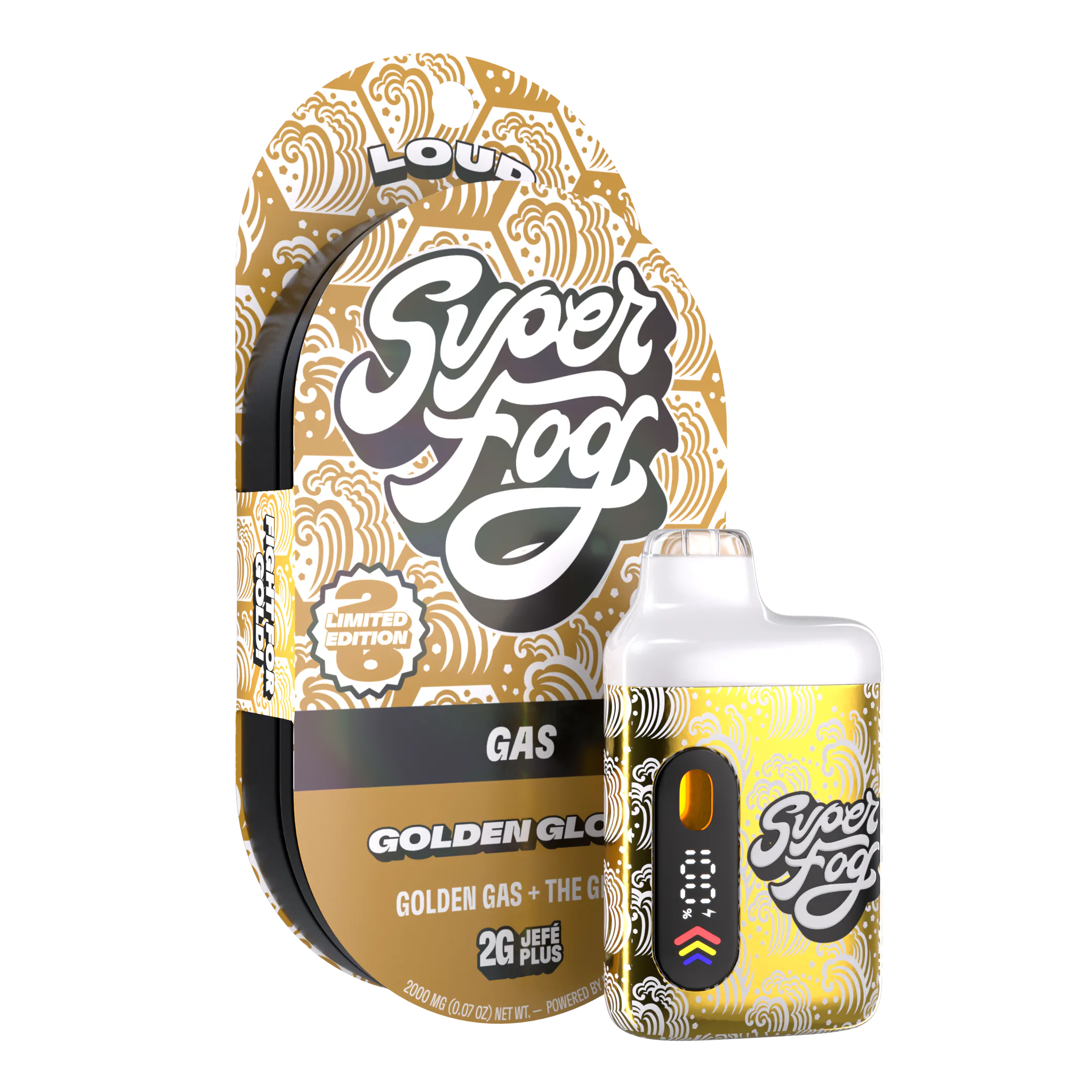 【CD/未開封】22 & GAZZILA / Full Smoke Mfused LOUD High Terpene Extract Jefé Plus - Golden Glove (FC