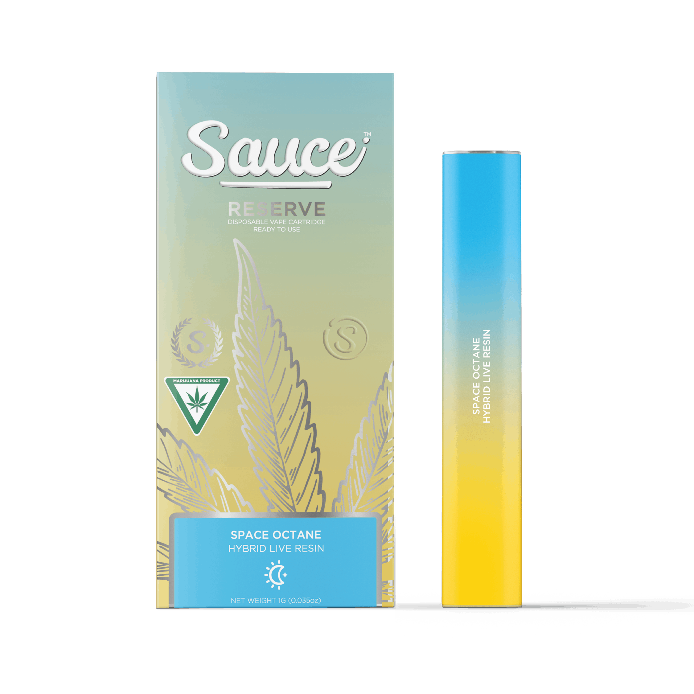 Sauce - 1g Live Resin Disposable - Space Octane