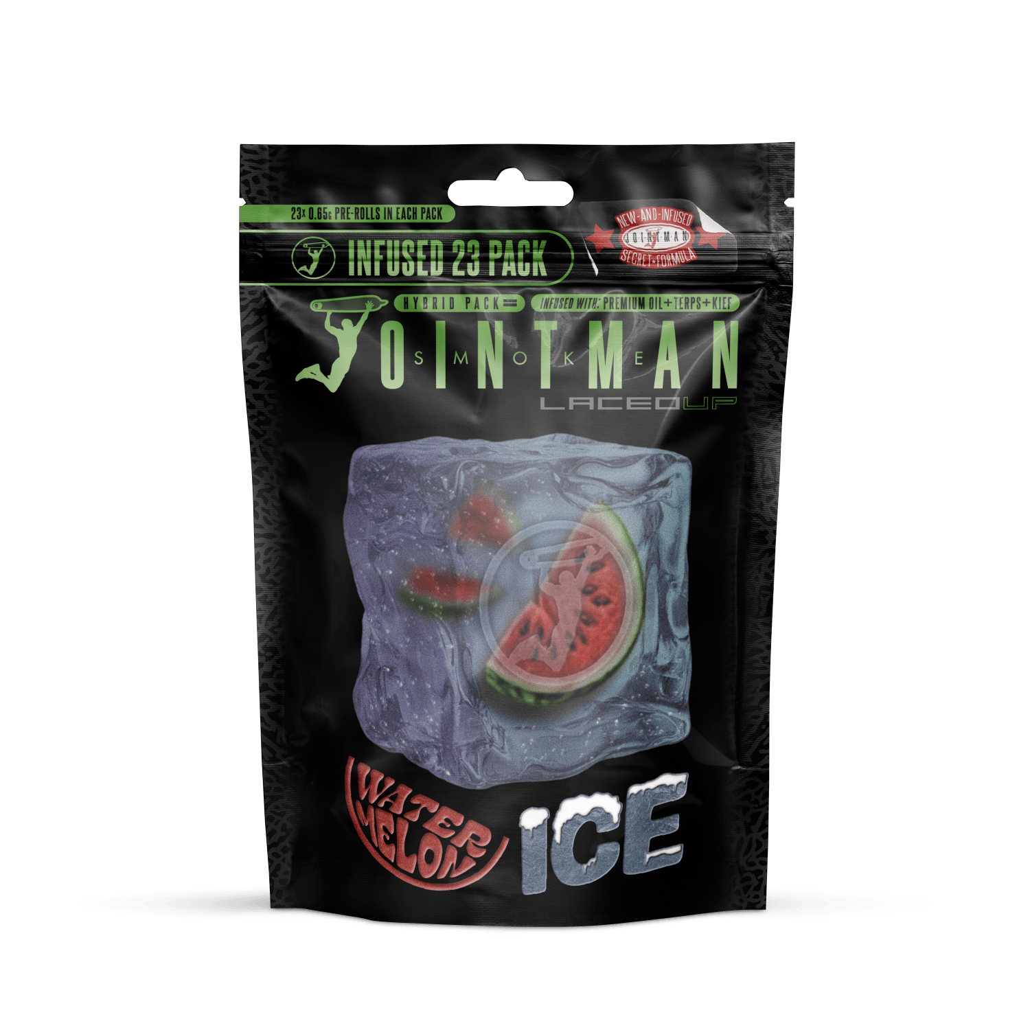 Product: Jointman | Infused Pre-Roll 23-Pack - 15g - Watermelon Ice