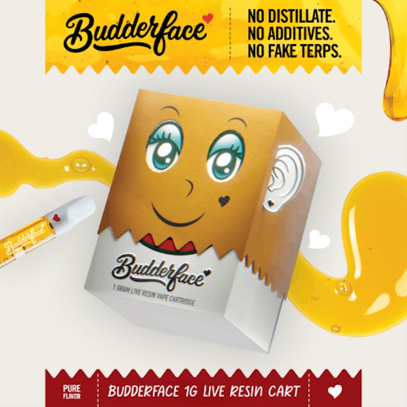 Budderface - Sparkle Face Live Resin Cartridge