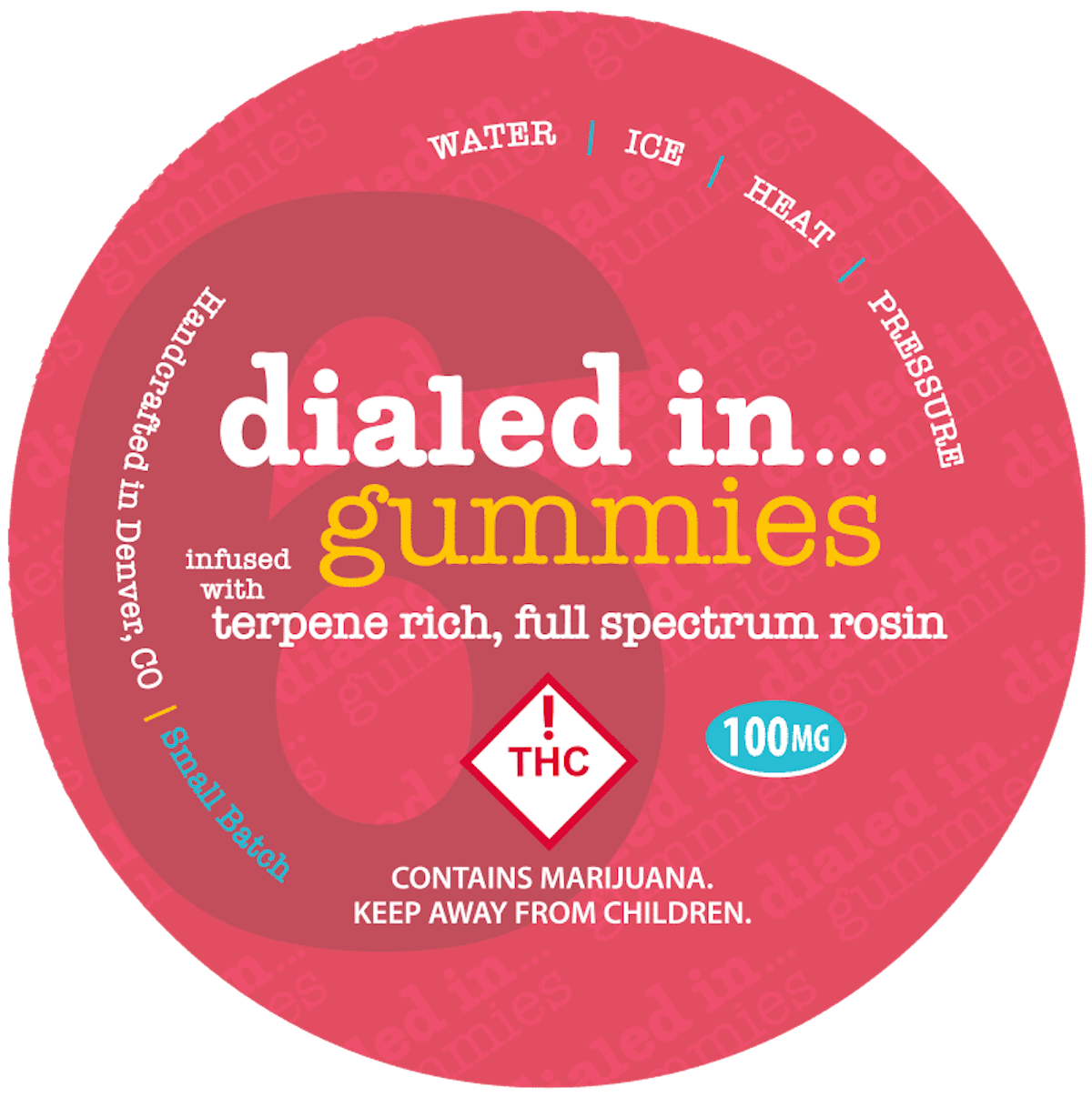 Photo of Dialed In – Rosin Gummies – Frosted Cherry Cookies (S) 100mg