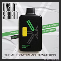 UNSUBSCRIBED | Seedless Rage | 2G Liquid Diamond & Live Resin | Disposable - product image at King of Budz