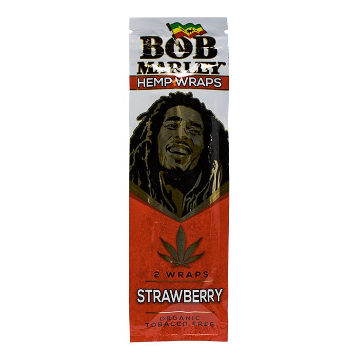 Bob Marley Wraps | Strawberry Hemp Wraps - 2pk