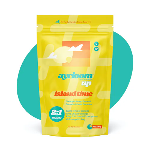 Ayrloom Up Island Time – Pineapple Mango 2:1 (THC:CBD) 10mg 10pk-2