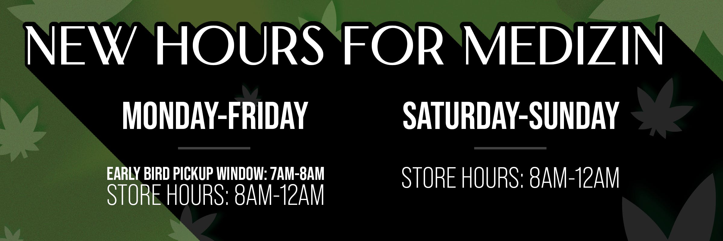 Medizin New Store Hours 