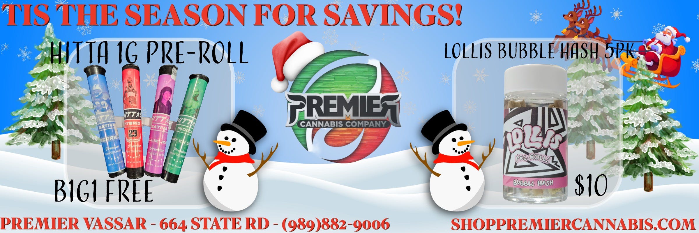 Premier Cannabis - Vassar (REC) Menu - a Cannabis Dispensary in