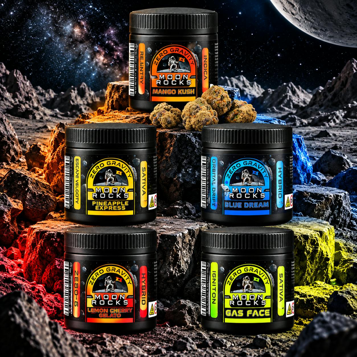 Zero Gravity - 4g Moon Rocks - Blue Dream