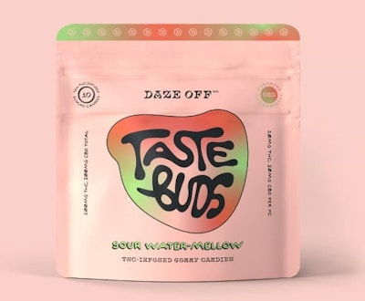 Product AZ Daze Off Taste Buds Gummies - Sour Water-Mellow 100mg (10pk)