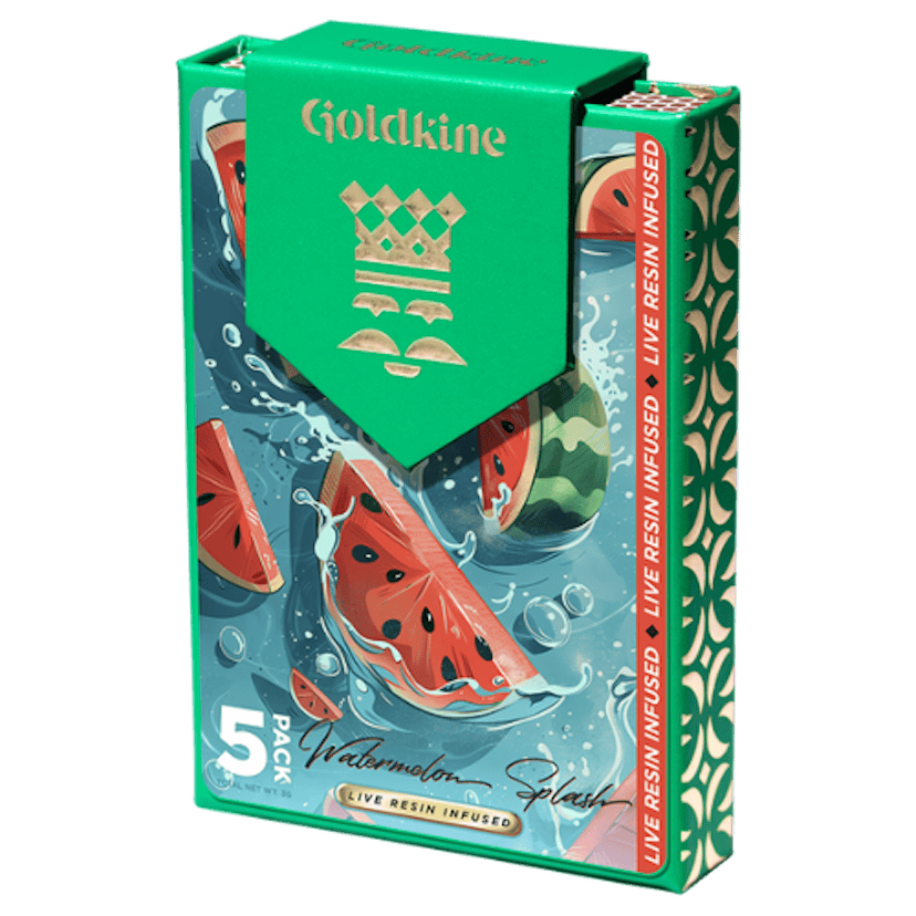 GoldKine - Watermelon Splash 5 Pack Infused Pre-Rolls