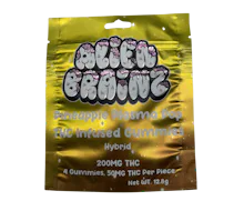 Alien Brainz - 200mg Gummies - Pineapple Plasma Pop