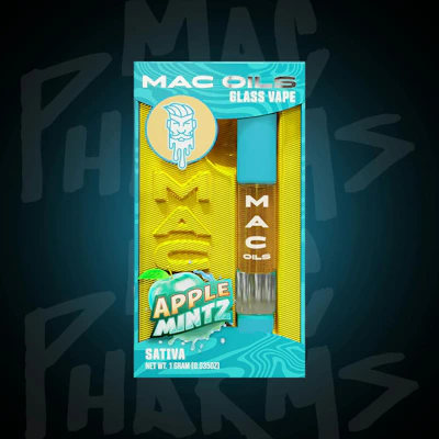 Mac Oils - 1g Cart - Apple Mintz - CARTRIDGES by Mac Pharms at King of Budz