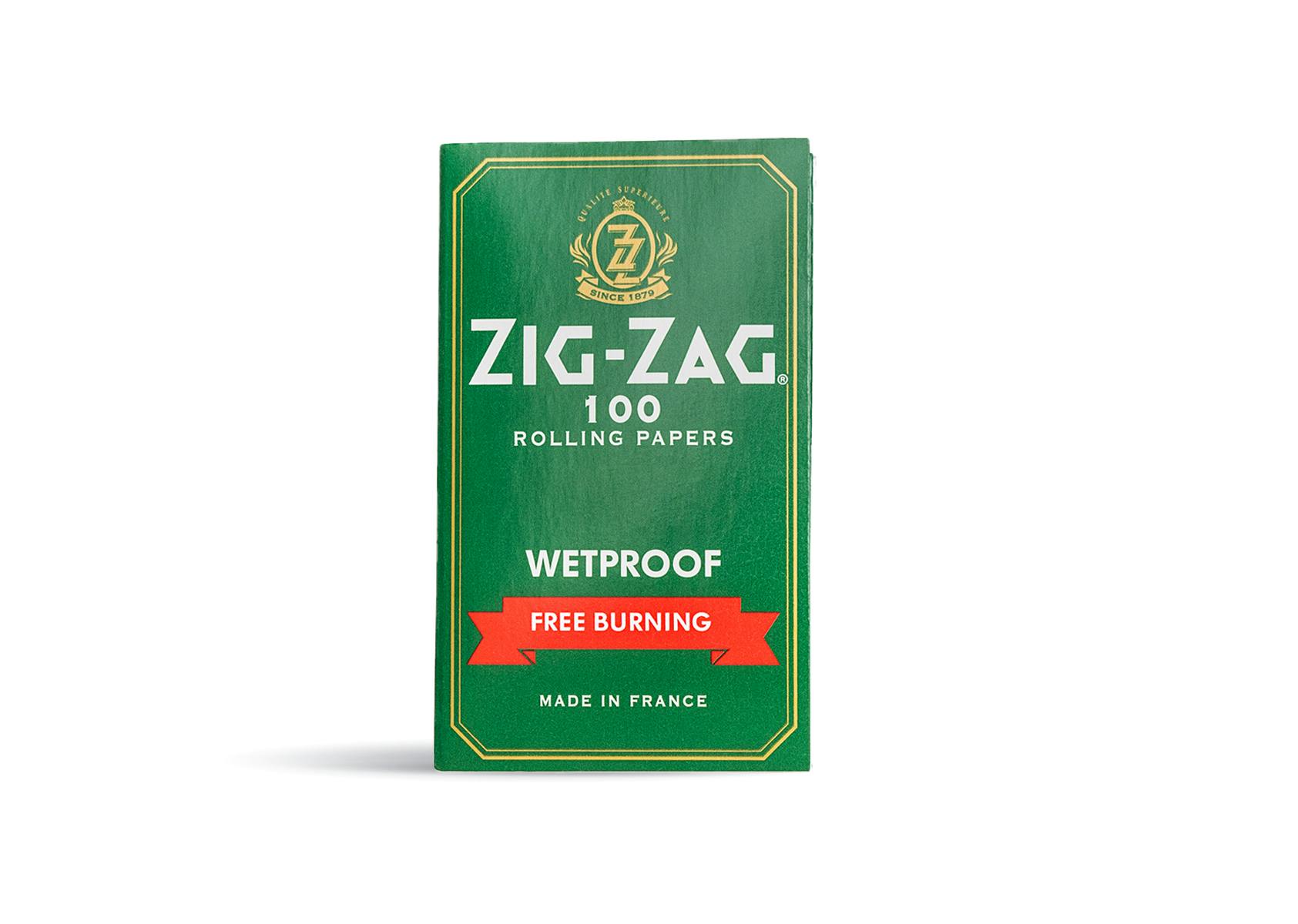 Zig zag - green wetproof papers