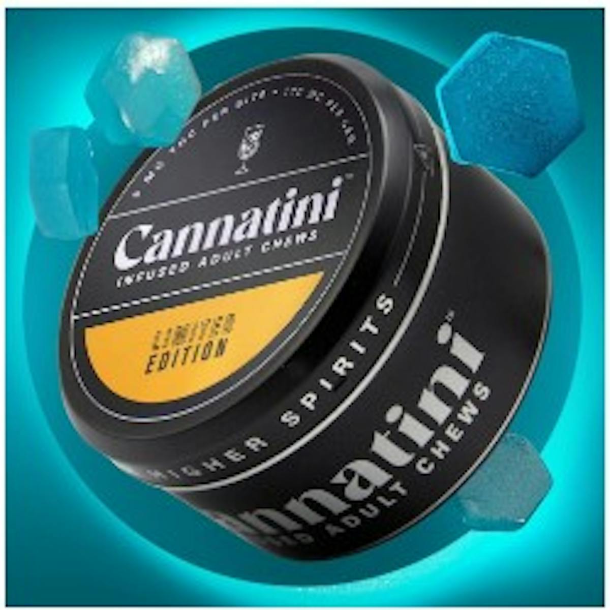 Photo of Cannatini 1:1 Sour Tsunami Blue Hawaiian Gummies 100mg 20pk (THC:CBD)