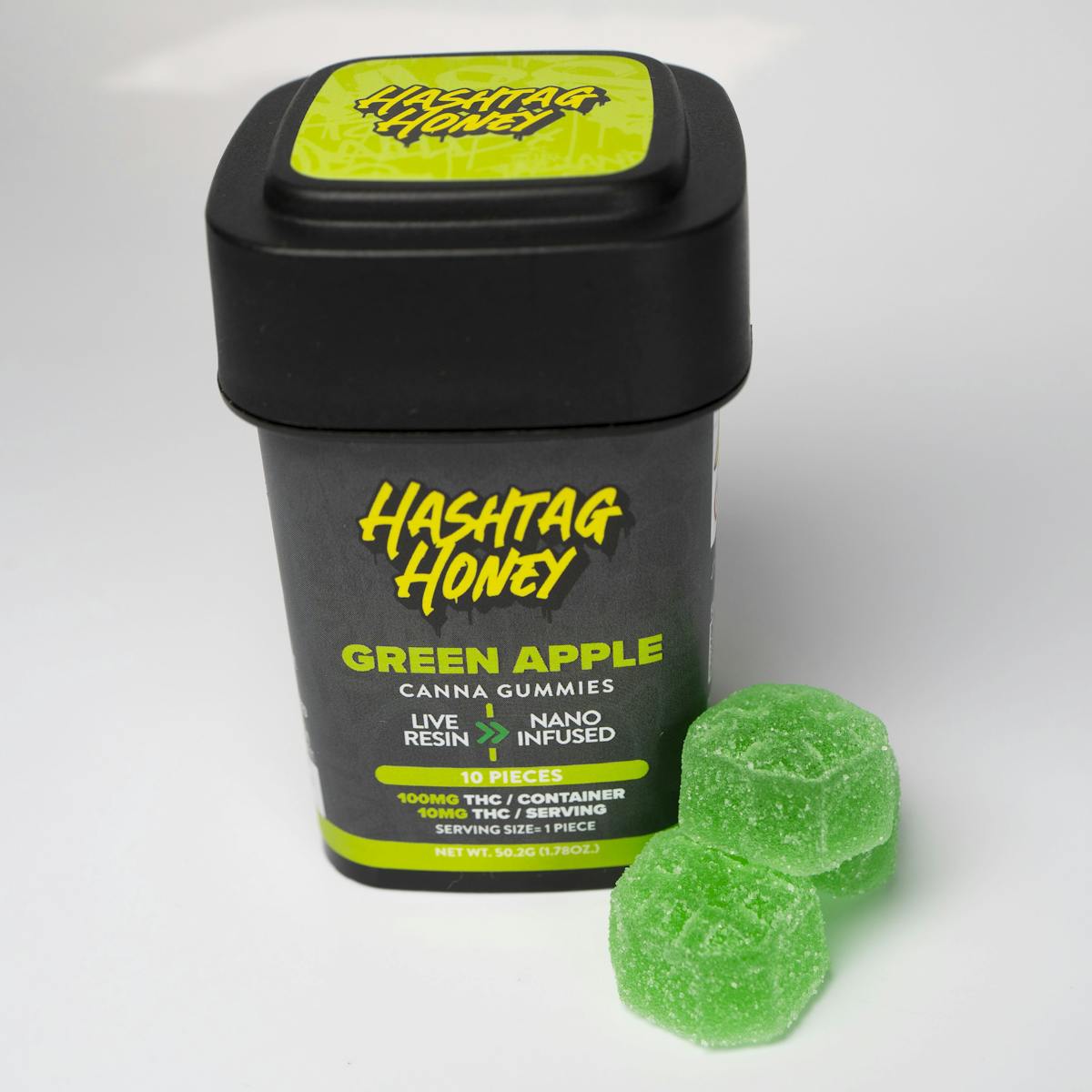 Photo of Hashtag Honey Green Apple Live Resin Gummy