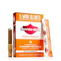 Swisher x 5-Pack .5g Infused Blunts | Peach Mango - product image at King of Budz