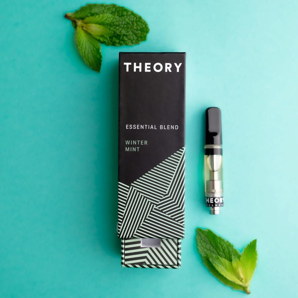 Buy Theory Wellness Winter Mint | Distillate Vape Cartridge | 1g for Sale