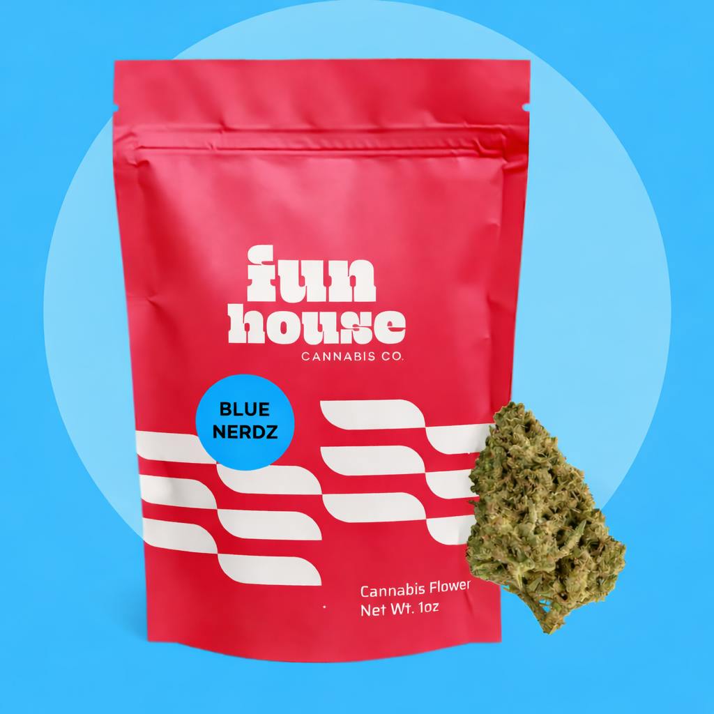 Fun House Cannabis - 28g Prepack - Blue Nerdz