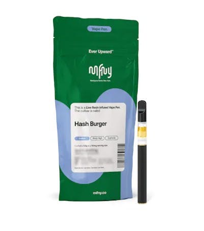 MFNY | Hash Burger | Live Resin | Disposable Vape | 0.5g