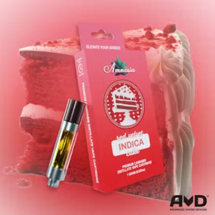 Amnesia - 1g Cart - Red Velvet
