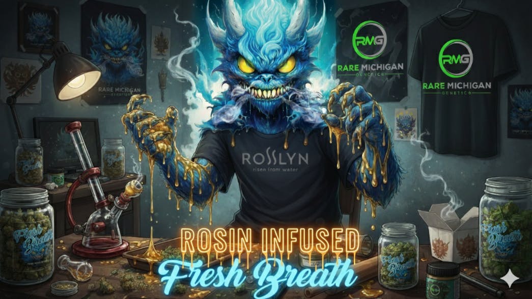 Fresh Breath | 1.5g | Rosin Infused | Rare Michigan Genetics