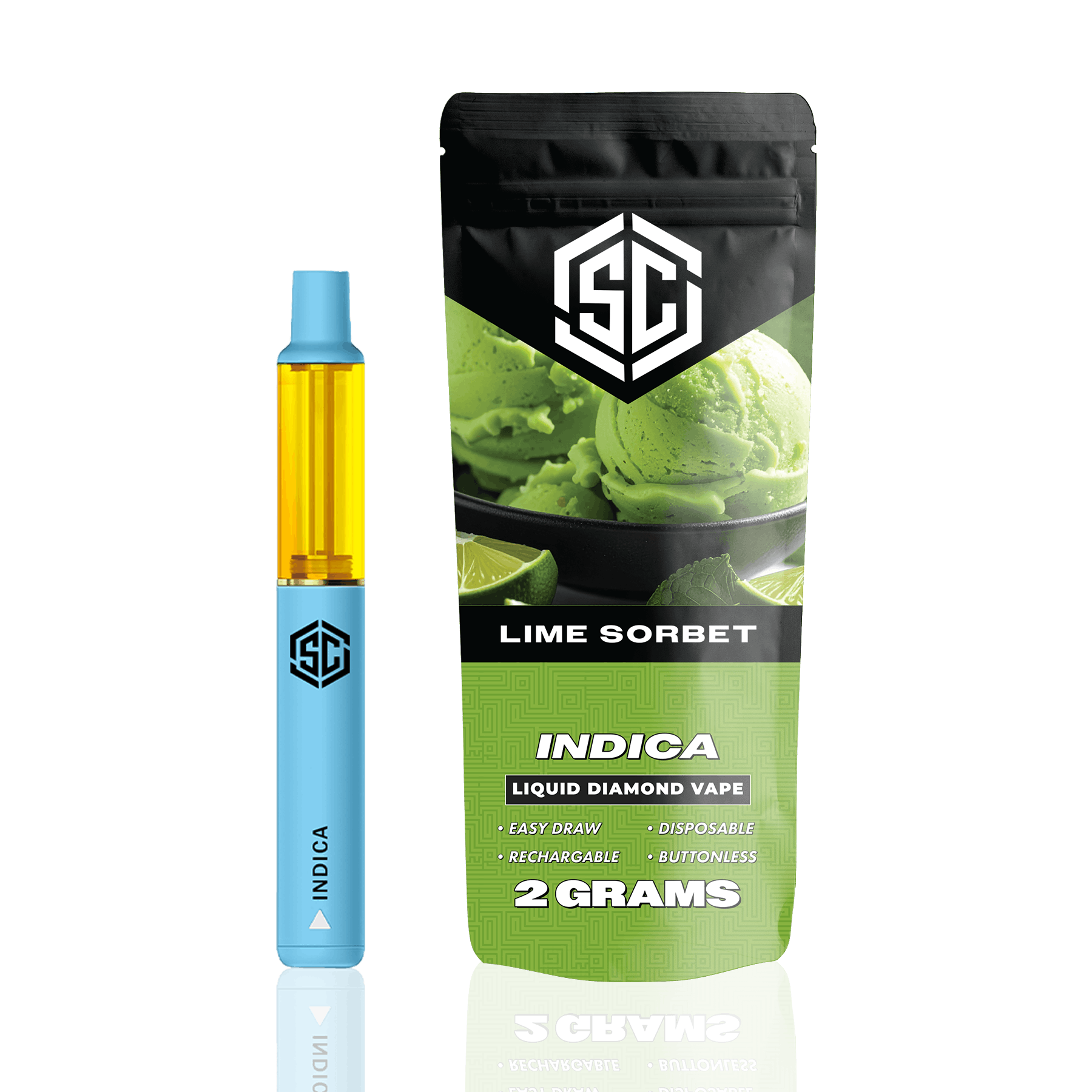 Society C - 2g Liquid Diamond Disposable - Lime Sorbet