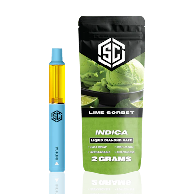 Society C - 2g Liquid Diamond Disposable - Lime Sorbet - DISPOSABLES by Society C at King of Budz