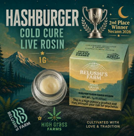 Belushi's Farms Hash Burger Rosin Badder 1G