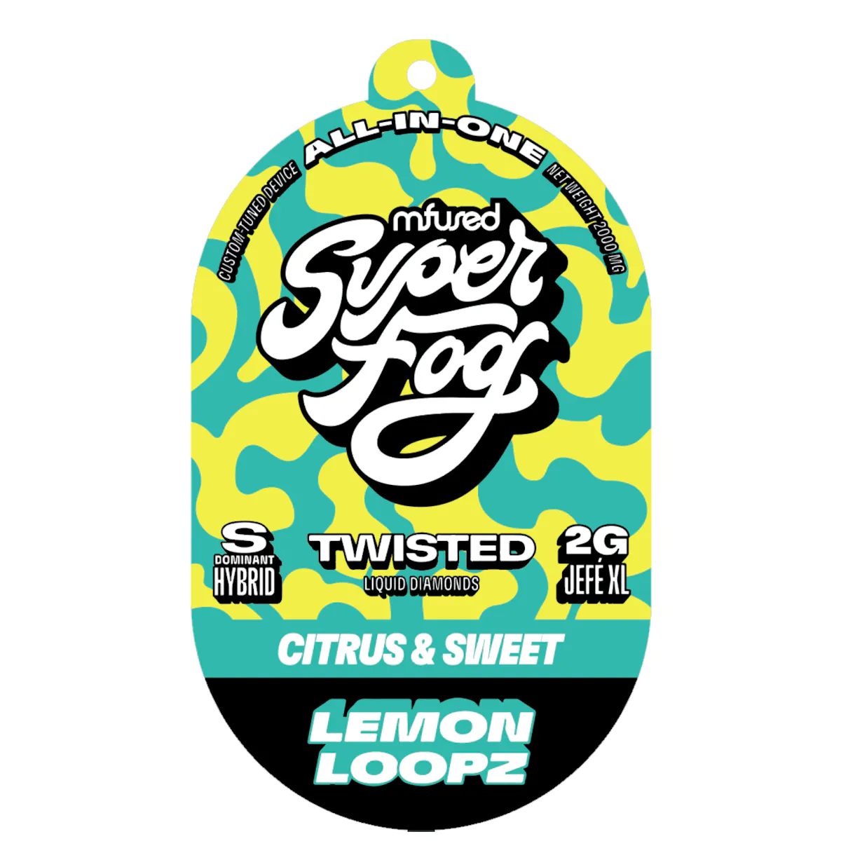 TWISTED LEMON LOOPZ LIQUID DIAMONDS 2g Vaporizers | Mfused |