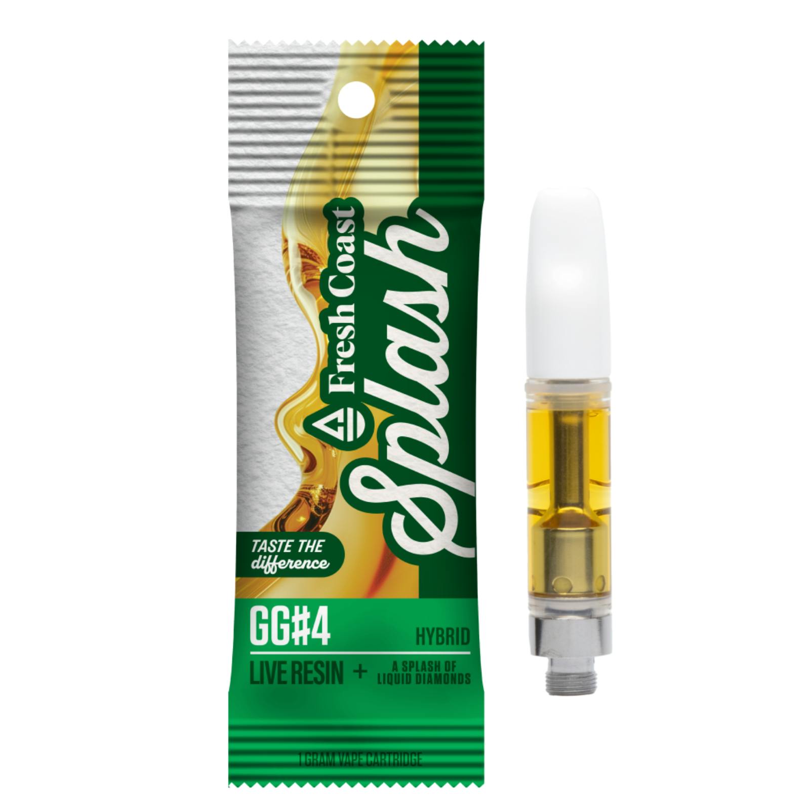 Splash | GG4 | Live Resin Cartridge • Krewe Cannabis Co.