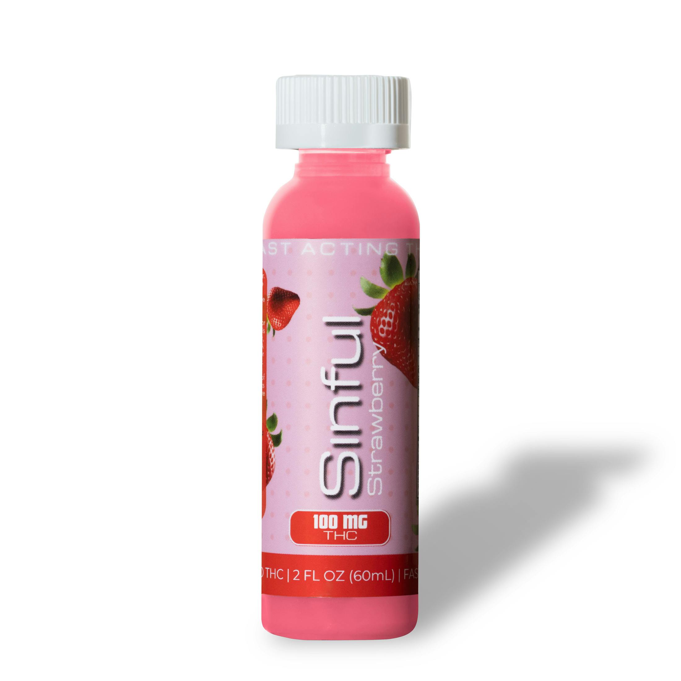 Sinful Beverages | 100mg | Strawberry Shooter