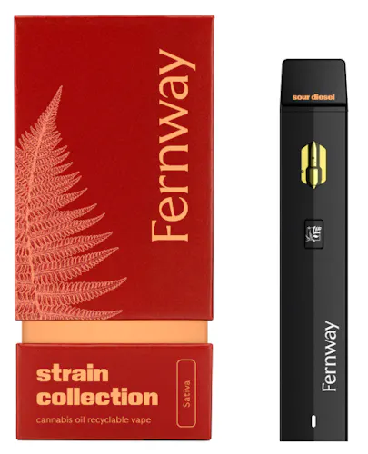 Fernway Sour Diesel Traveler Vape Pen 1000mg-active
