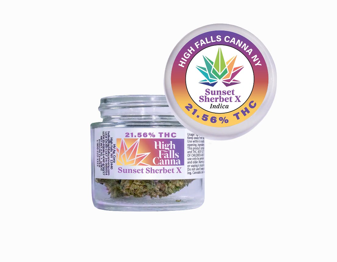 High Falls Canna Sunset Sherbet X 3.5g Flower
