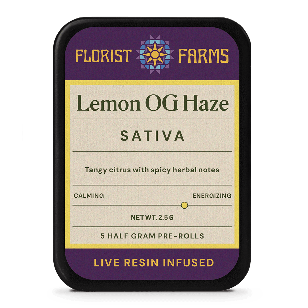 Live Resin Infused Lemon OG Haze | Half Gram Pre-Rolls | 5pk at Silk Road NYC, Jamaica Queens