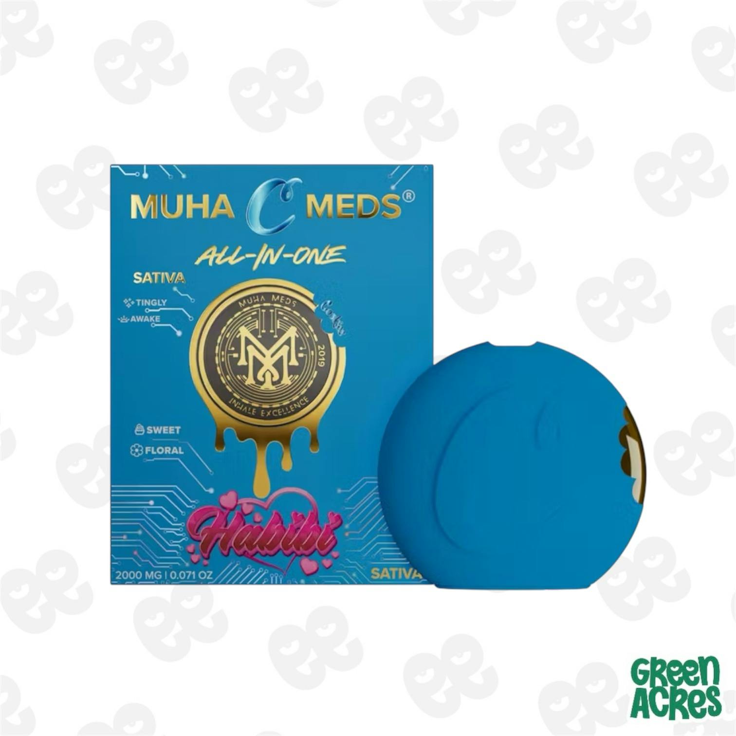 Muhameds: Cookies x Muhameds Habibi 2G Vape Disposable (S) | Green Acres