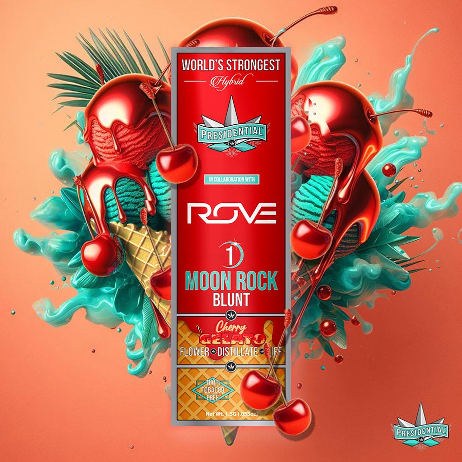 Product Moonrock Blunt | Cherry Gelato (H) | Presidential