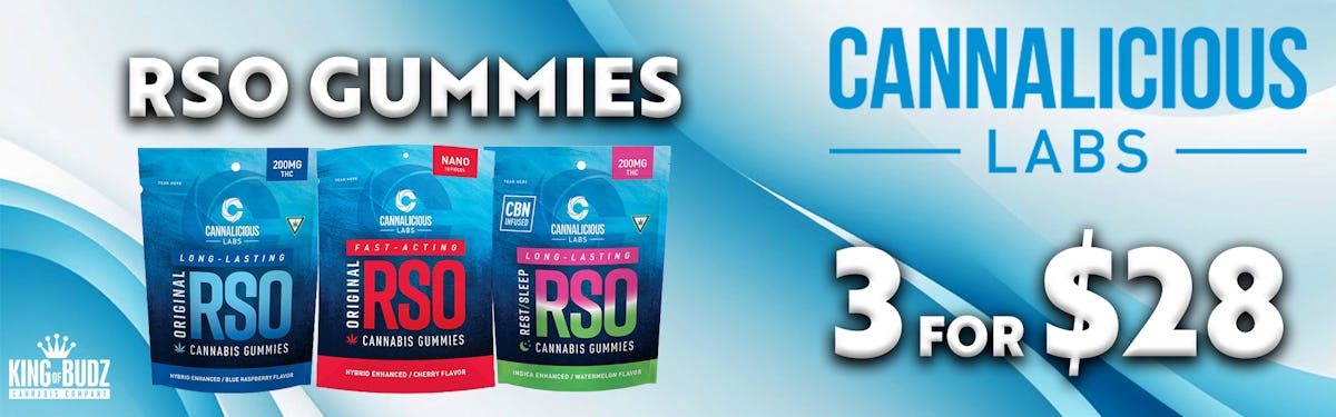 Cannalicious 200MG RSO Gummies - 3/$28